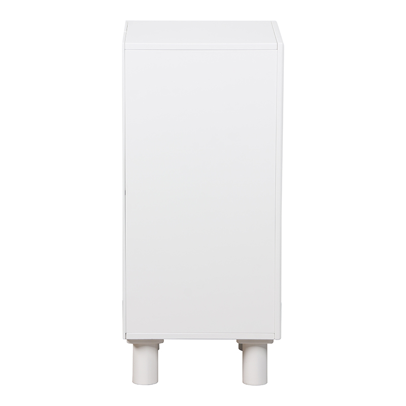 Κομοδίνο Emersi pakoworld MDF σε λευκή απόχρωση 40x32x70εκ 3