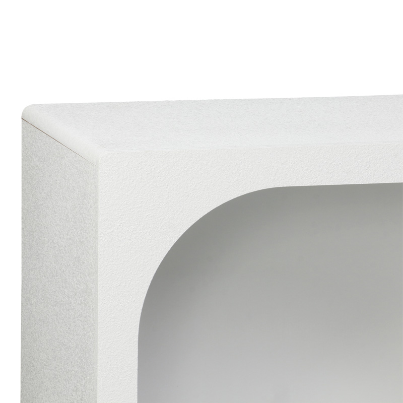 Μπουφές Emersi pakoworld με ράφια mdf σε λευκή απόχρωση 164x34x76εκ 5