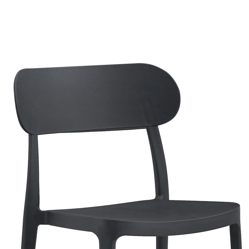 Καρέκλα Amvroan στοιβαζόμενη pakoworld με UV protection ανθρακί pp 51x49x79.5εκ 3
