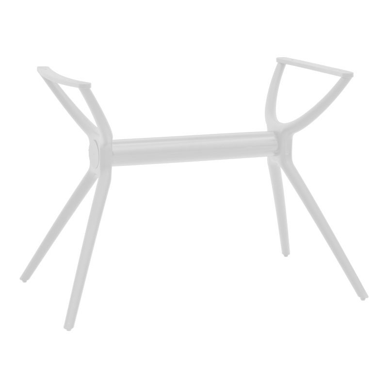 Βάση τραπεζιού Herno pakoworld λευκό pp 106x61x73εκ 1