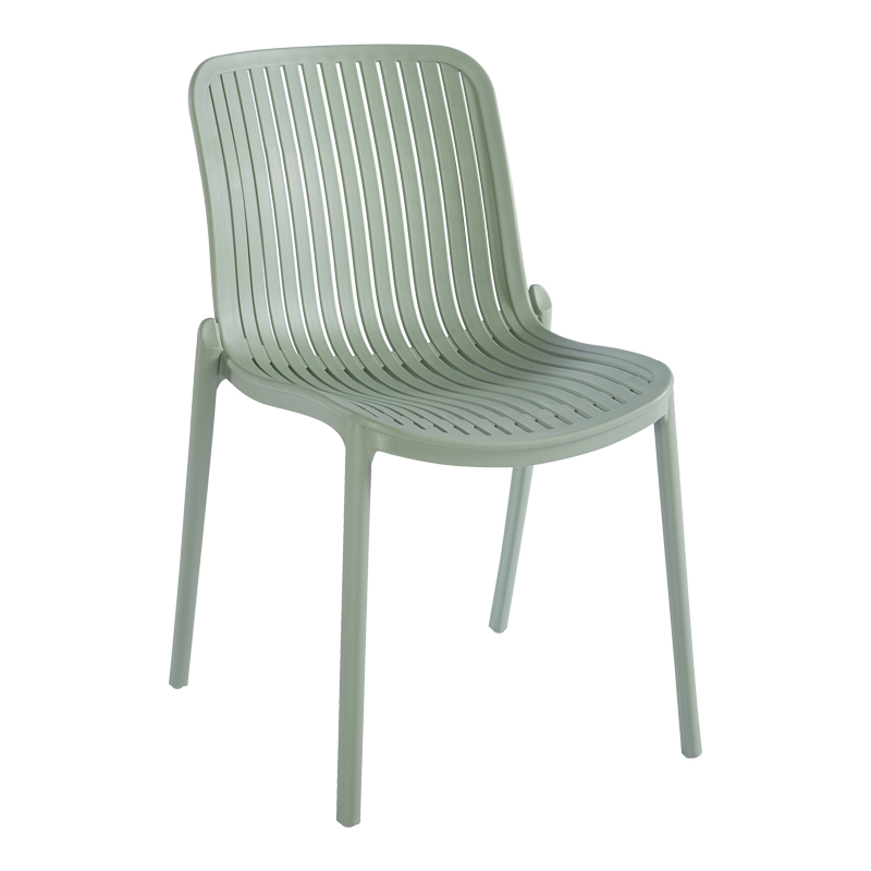 Καρέκλα Teragi στοιβαζόμενη pakoworld pp με UV protection μέντα 58x43.5x82εκ 1