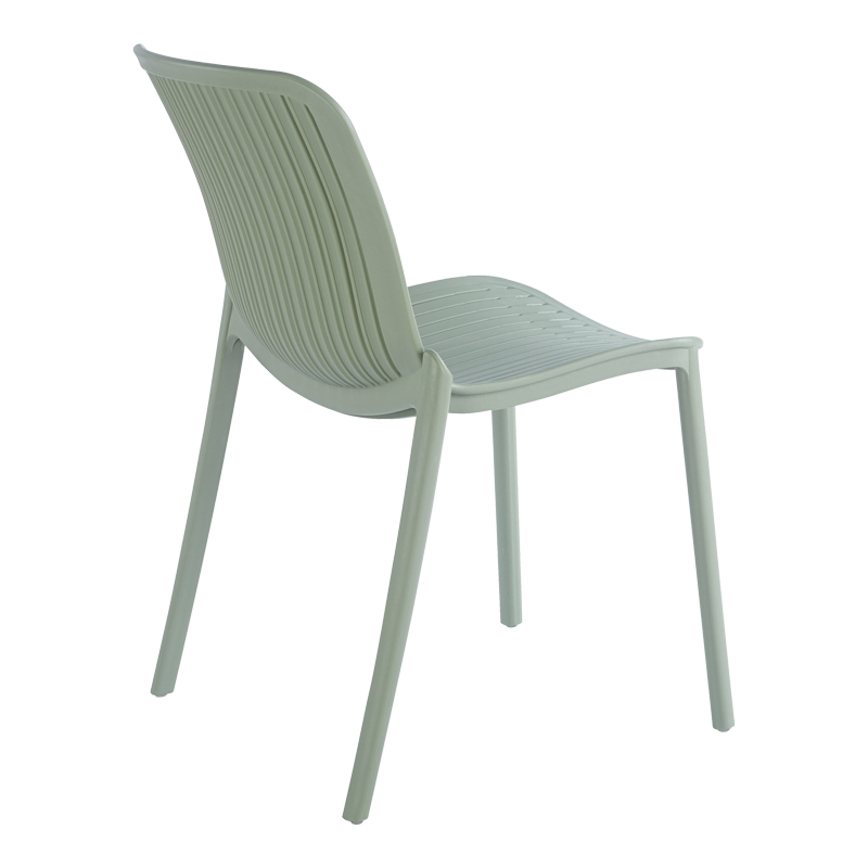 Καρέκλα Teragi στοιβαζόμενη pakoworld pp με UV protection μέντα 58x43.5x82εκ 2