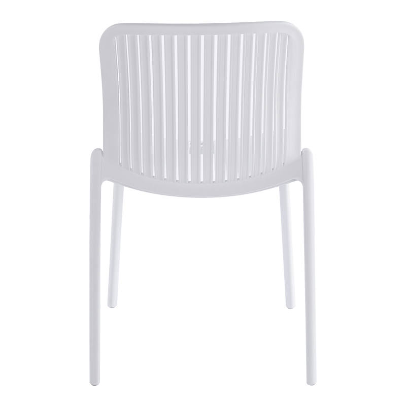 Καρέκλα Teragi στοιβαζόμενη pakoworld pp με UV protection λευκή 58x43.5x82εκ 5