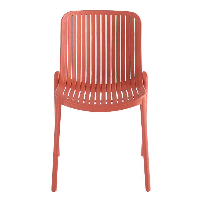 Καρέκλα Teragi στοιβαζόμενη pakoworld pp με UV protection terracotta 58x43.5x82εκ 4