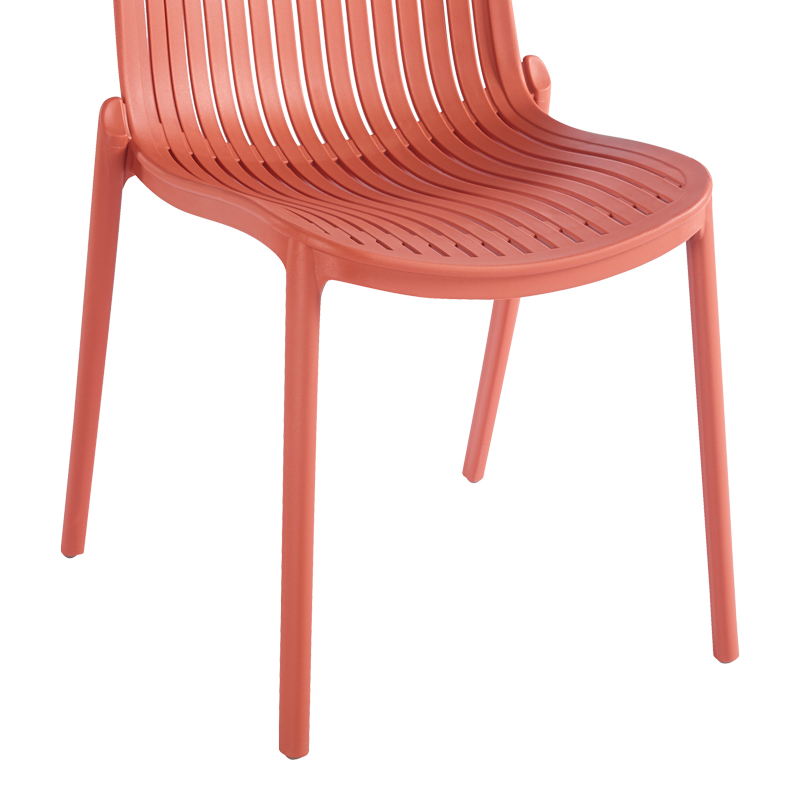 Καρέκλα Teragi στοιβαζόμενη pakoworld pp με UV protection terracotta 58x43.5x82εκ 7