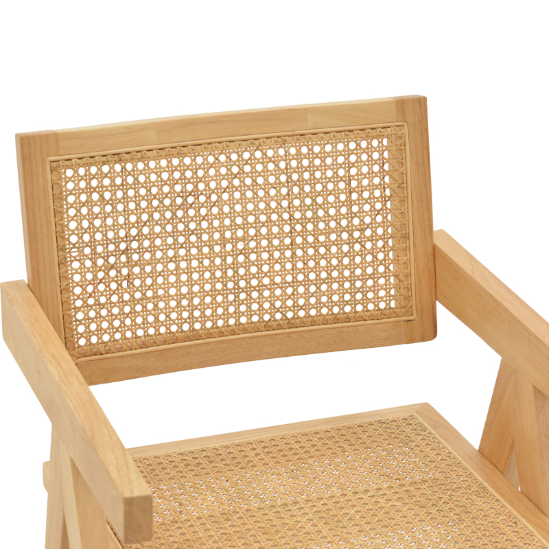 Πολυθρόνα Winslow pakoworld φυσικό rubberwood 52x59x79εκ 7
