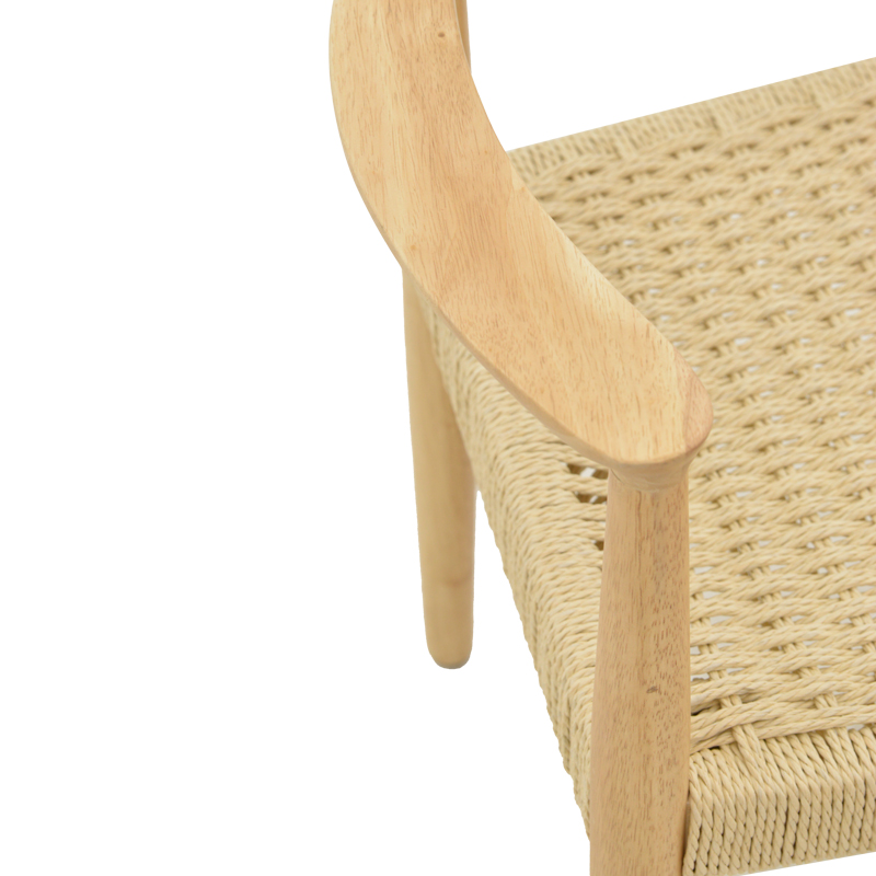 Πολυθρόνα Juvan pakoworld φυσικό rubberwood 64x53x77εκ 10