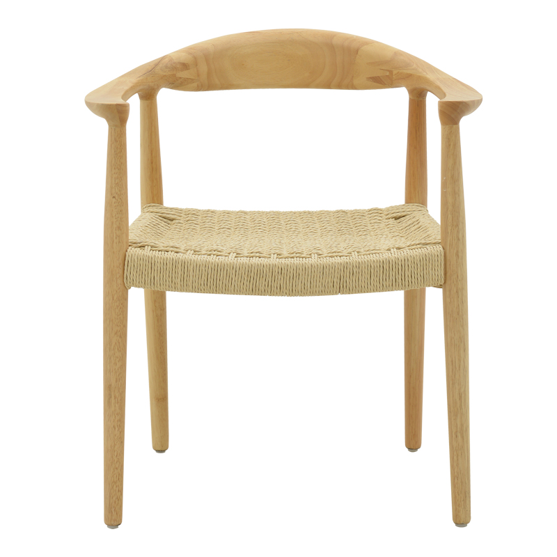 Πολυθρόνα Juvan pakoworld φυσικό rubberwood 64x53x77εκ 6