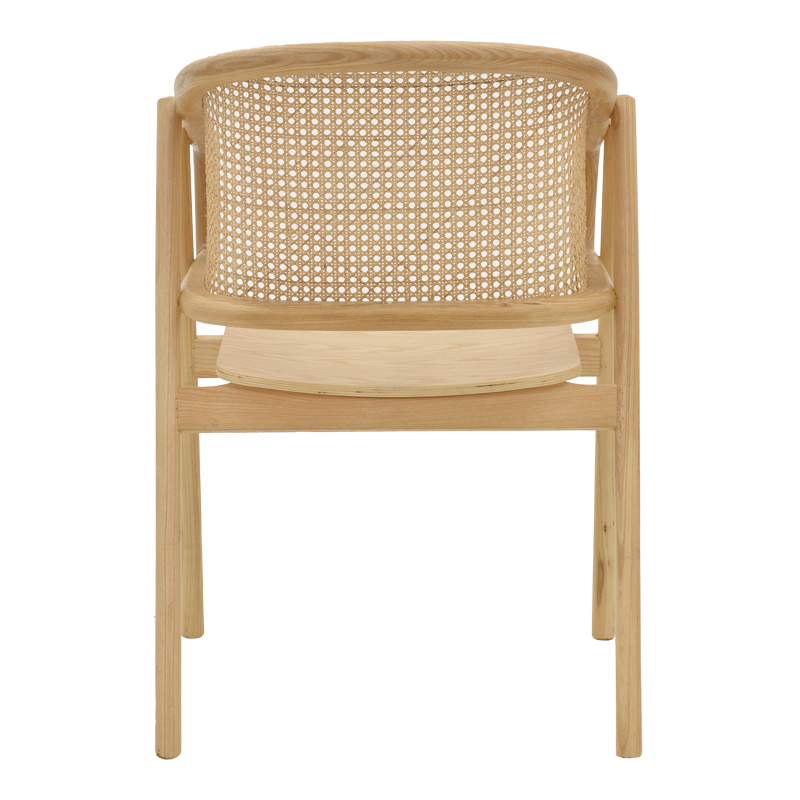 Πολυθρόνα Wenzy pakoworld φυσικό Rattan - μασίφ ξύλο toon 58x58x82εκ 7
