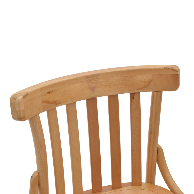 Καρέκλα Flisbie pakoworld φυσικό ξύλο οξιάς 46x48x86εκ 6