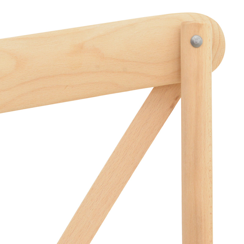 Καρέκλα Dylon pakoworld στοιβαζόμενη ξύλο οξιάς-rattan άβαφη 48x52x89εκ 7