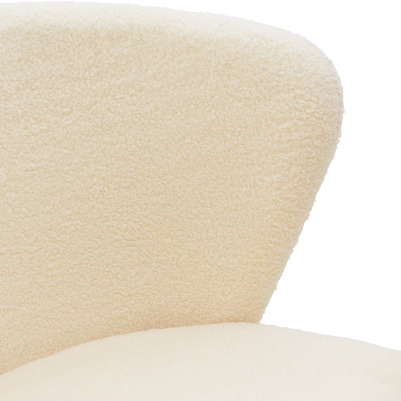 Καρέκλα Mattia pakoworld εκρού μπουκλέ ύφασμα-πόδι μαύρο μέταλλο 55x53x80εκ 6