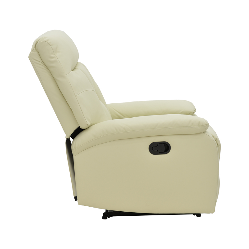 Πολυθρόνα relax Terpsi pakoworld κρεμ PU 80x94x100εκ 3