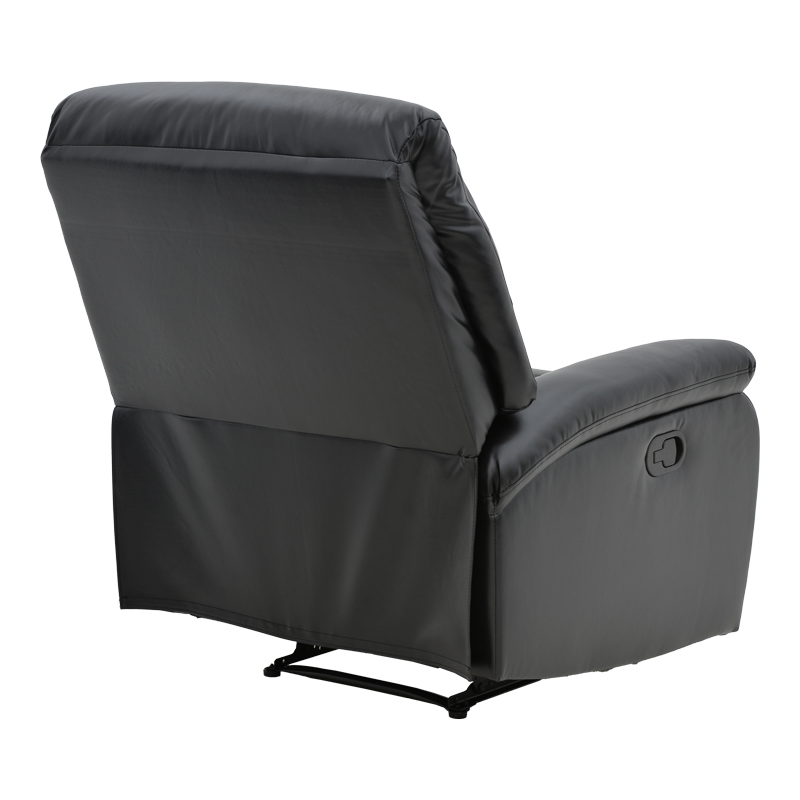 Πολυθρόνα relax με μηχανισμό massage Terpsi pakoworld μαύρο PU 80x94x102εκ 3