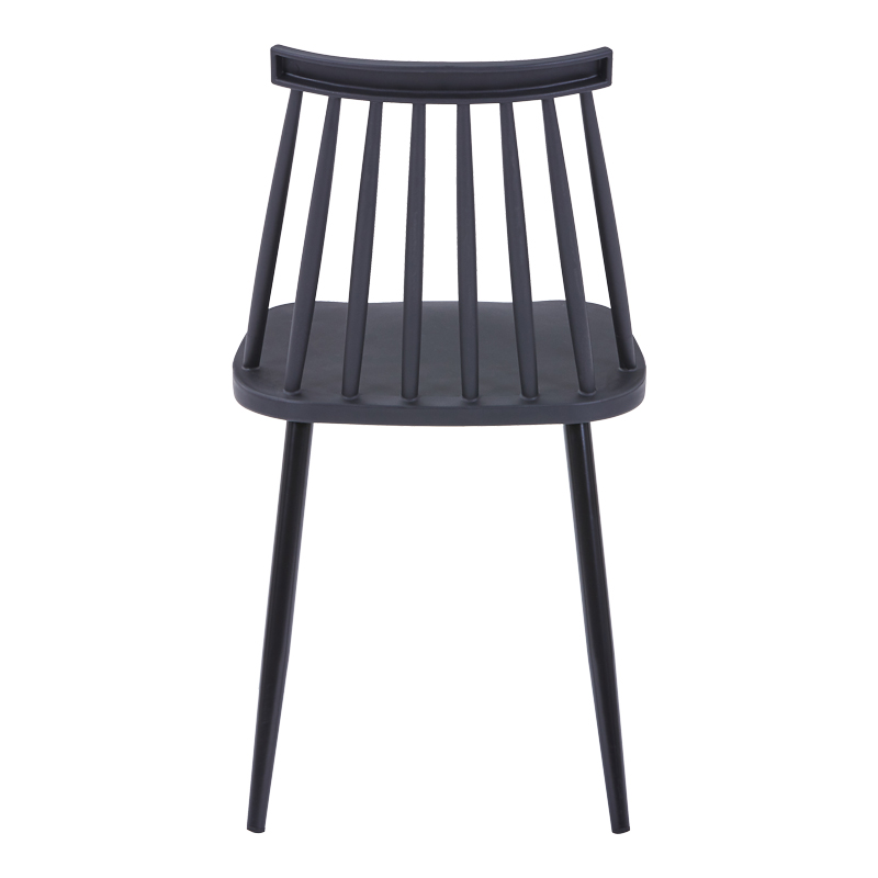 Καρέκλα Aurora pakoworld μαύρο pp-μαύρο μεταλλικό πόδι 42x49.5x77εκ 4