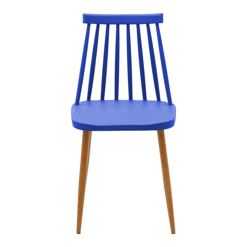 Καρέκλα Aurora pakoworld μπλε pp-φυσικό μεταλλικό πόδι 42x49.5x77εκ 4