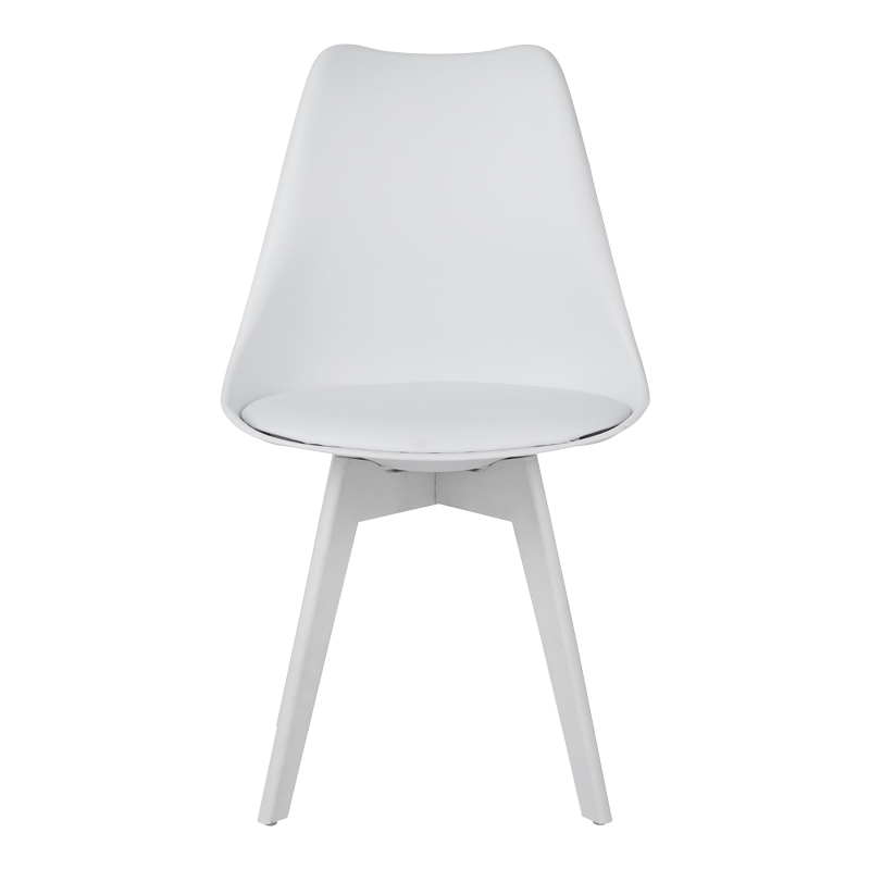 Καρέκλα Gaston I pakoworld PP-PU σε λευκή απόχρωση 48.5x53.5x81.5εκ 5