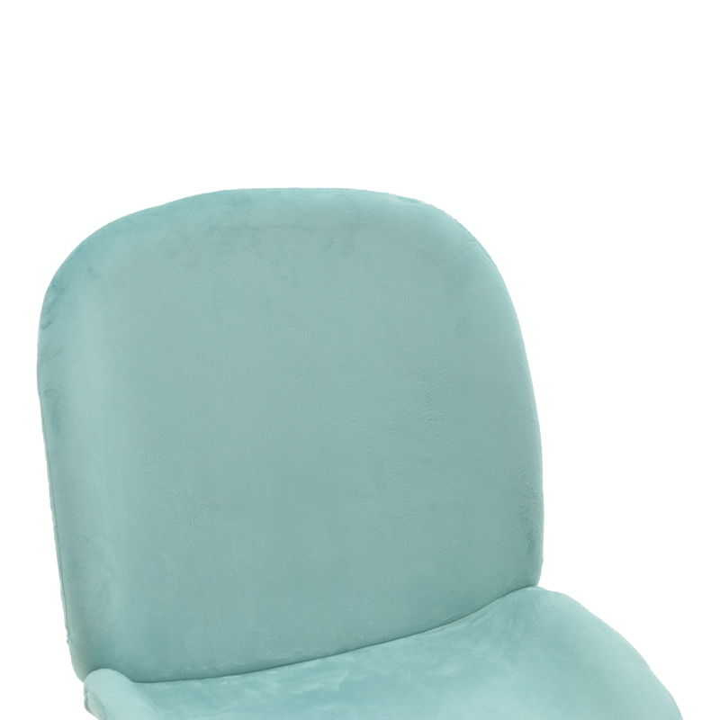 Καρέκλα Maley pakoworld πράσινο βελούδο-πόδι χρυσό μέταλλο 47x60x90εκ 6