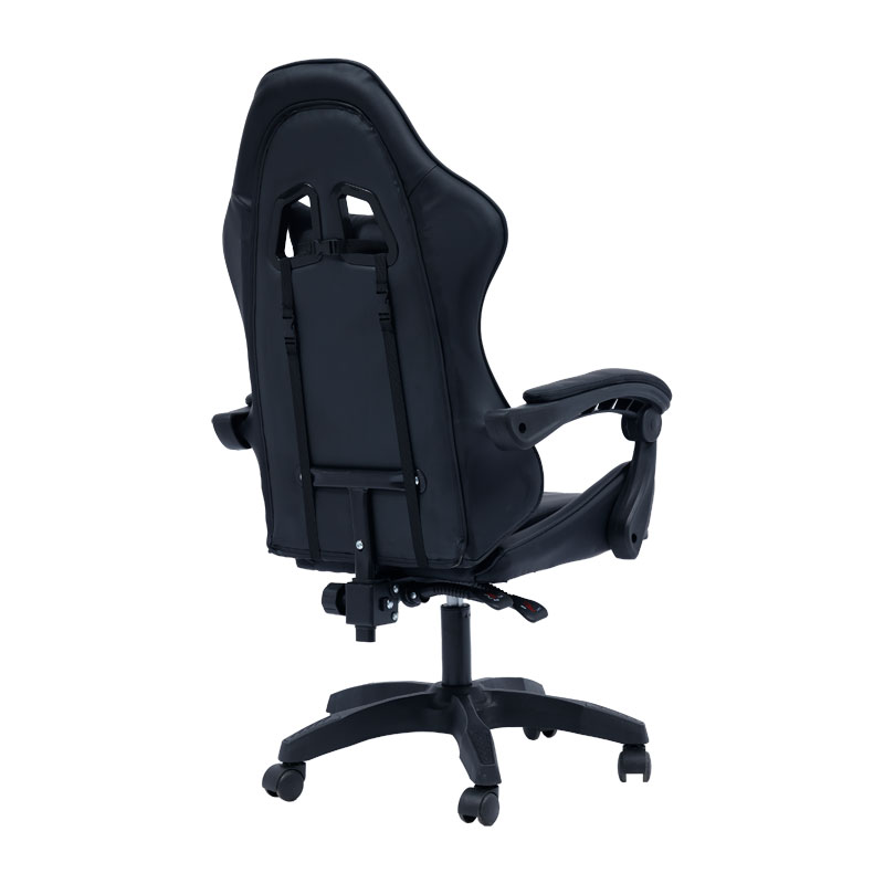 Καρέκλα γραφείου gaming William pakoworld PU μαύρο 4