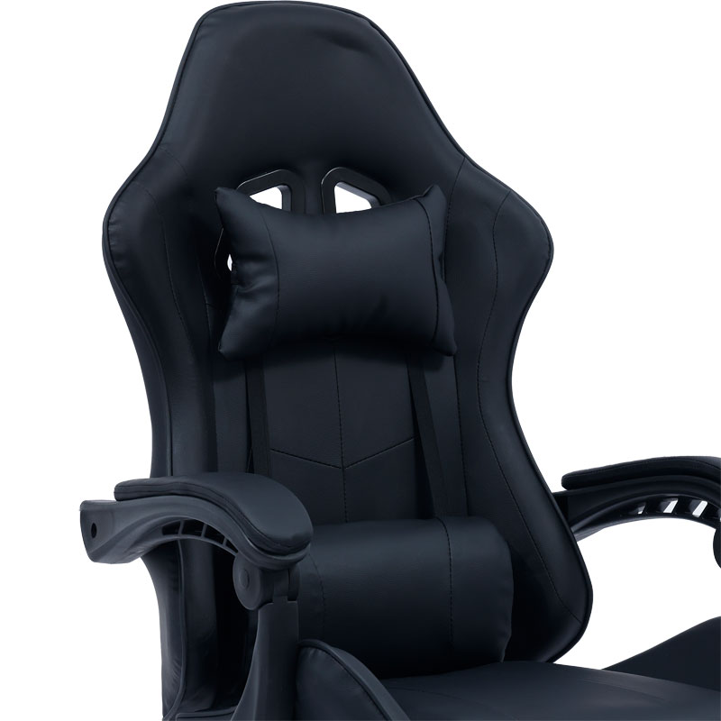 Καρέκλα γραφείου gaming William pakoworld PU μαύρο 7