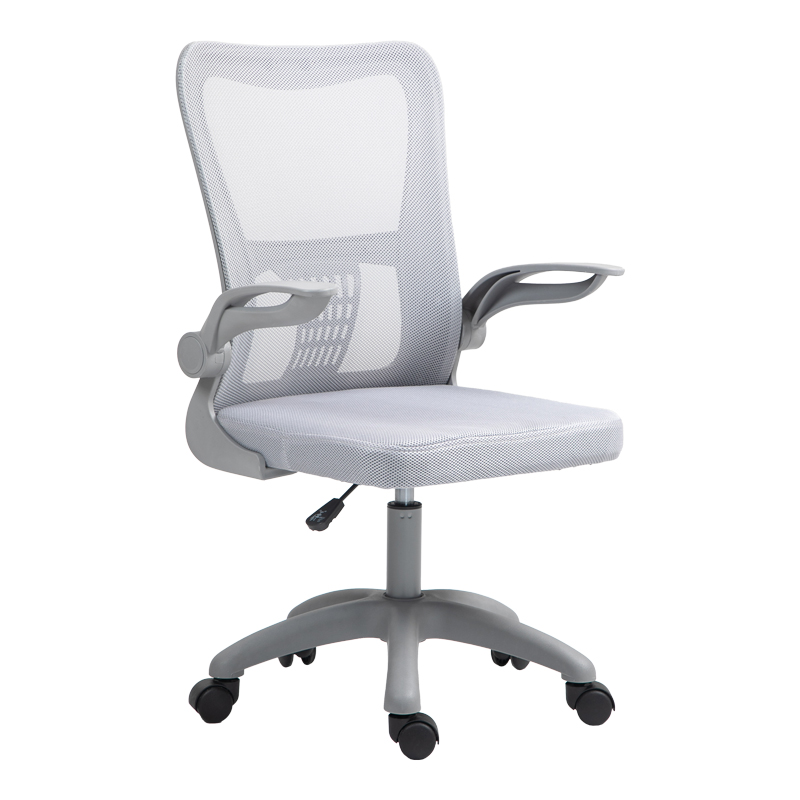 Καρέκλα γραφείου εργασίας Annalise pakoworld mesh γκρι 57x53x100εκ 1