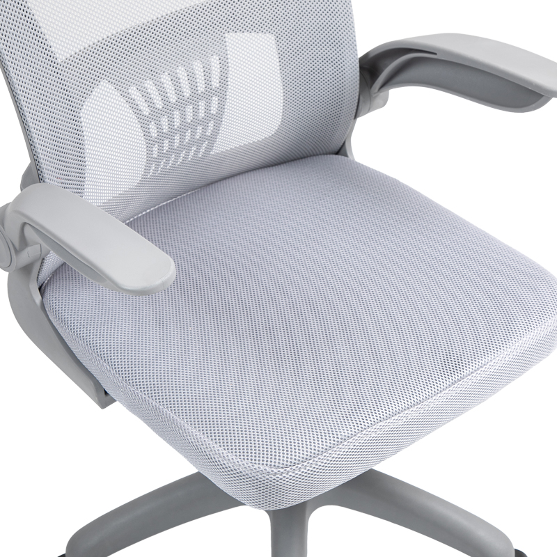 Καρέκλα γραφείου εργασίας Annalise pakoworld mesh γκρι 57x53x100εκ 11