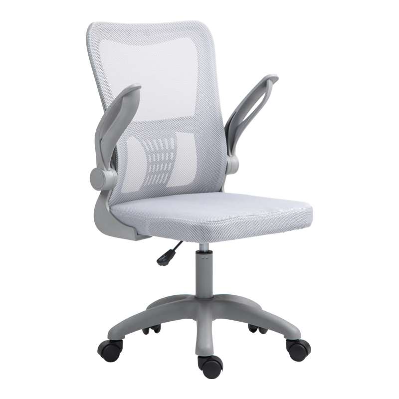 Καρέκλα γραφείου εργασίας Annalise pakoworld mesh γκρι 57x53x100εκ 5
