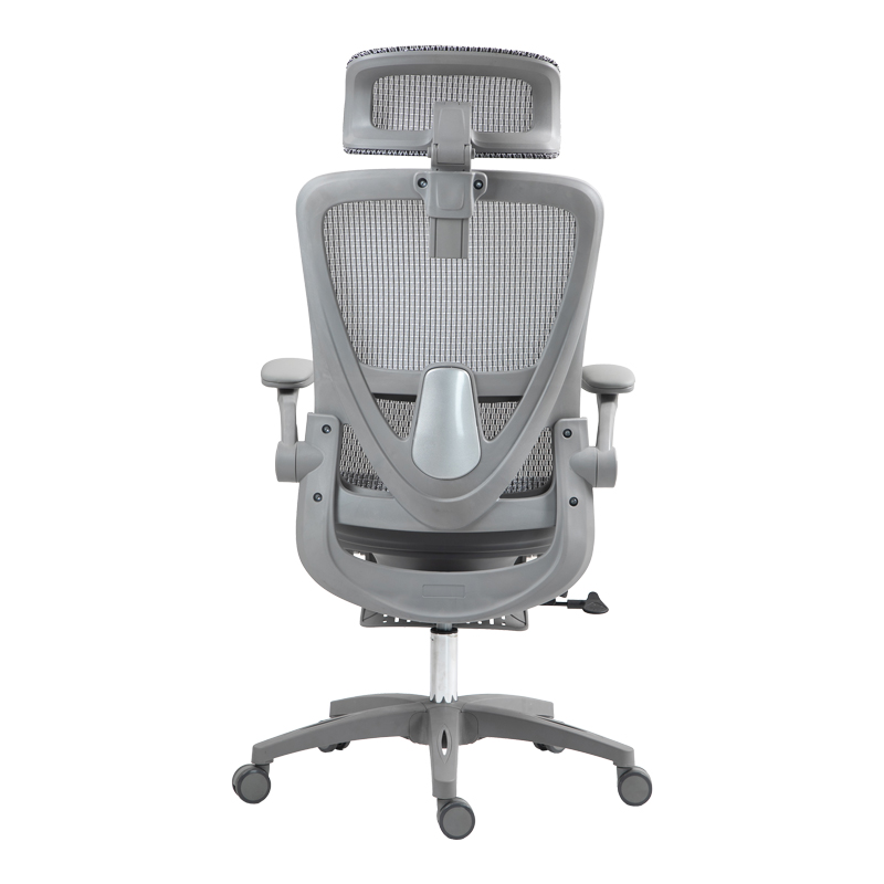 Καρέκλα γραφείου εργασίας Zenyk pakoworld mesh σε grey απόχρωση 63x70x126εκ 7