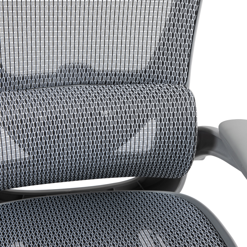 Καρέκλα γραφείου εργασίας Zenyk pakoworld mesh σε grey απόχρωση 63x70x126εκ 9
