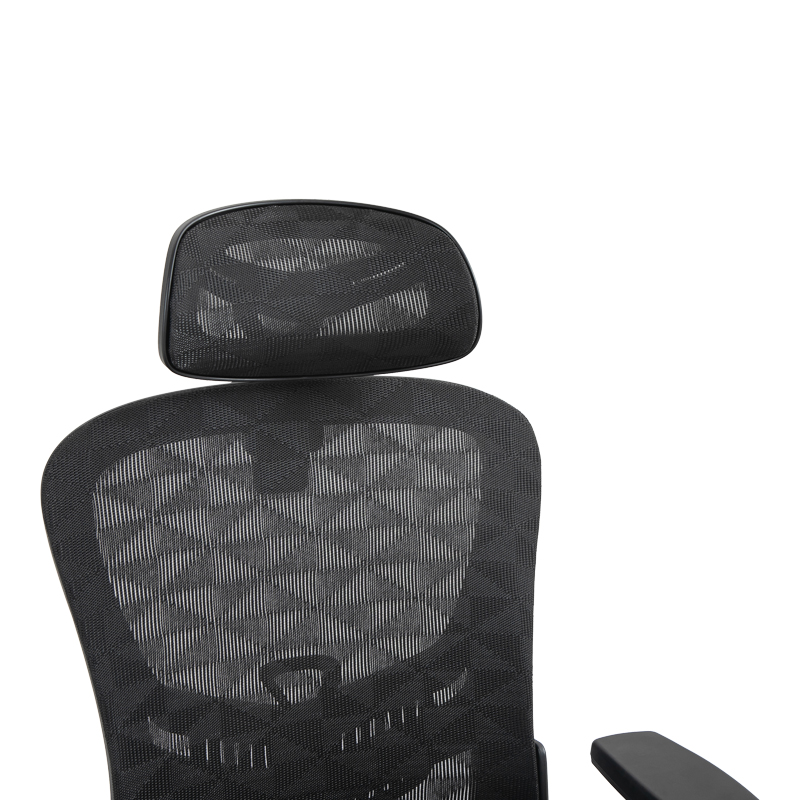 Καρέκλα γραφείου εργασίας Mergi pakoworld μαύρο mesh 62x63x120εκ 7