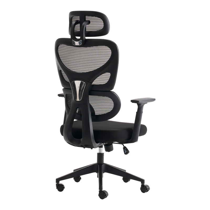 Καρέκλα γραφείου διευθυντή Cadrey pakoworld mesh μαύρο 67x64x120-128εκ 3