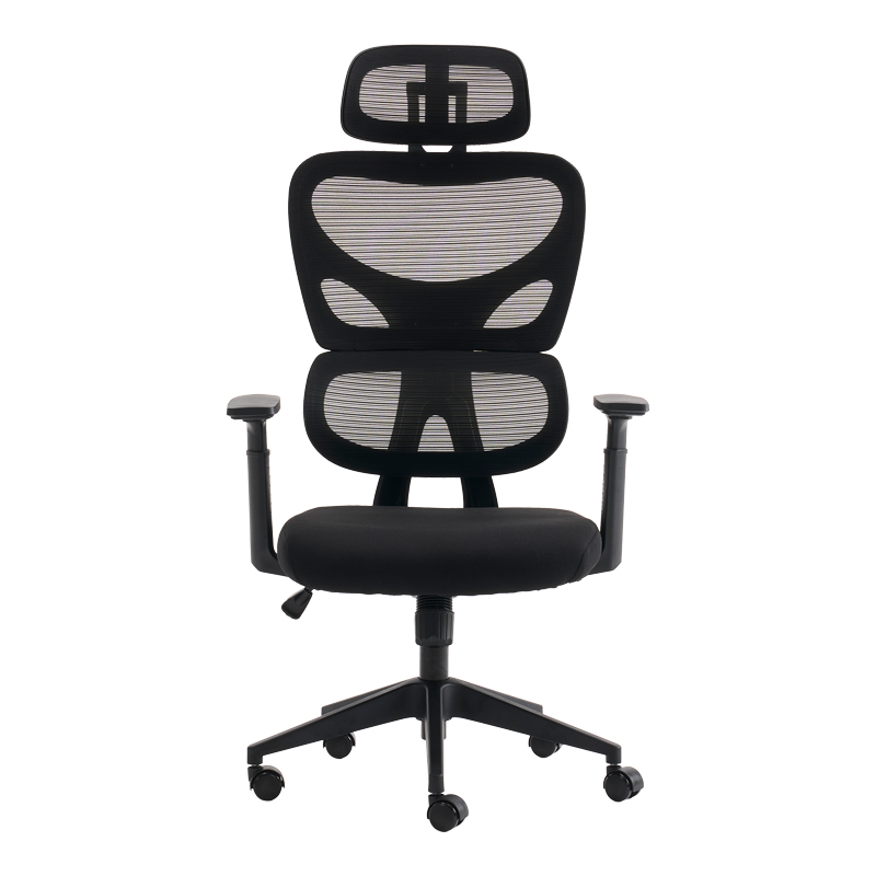 Καρέκλα γραφείου διευθυντή Cadrey pakoworld mesh μαύρο 67x64x120-128εκ 5