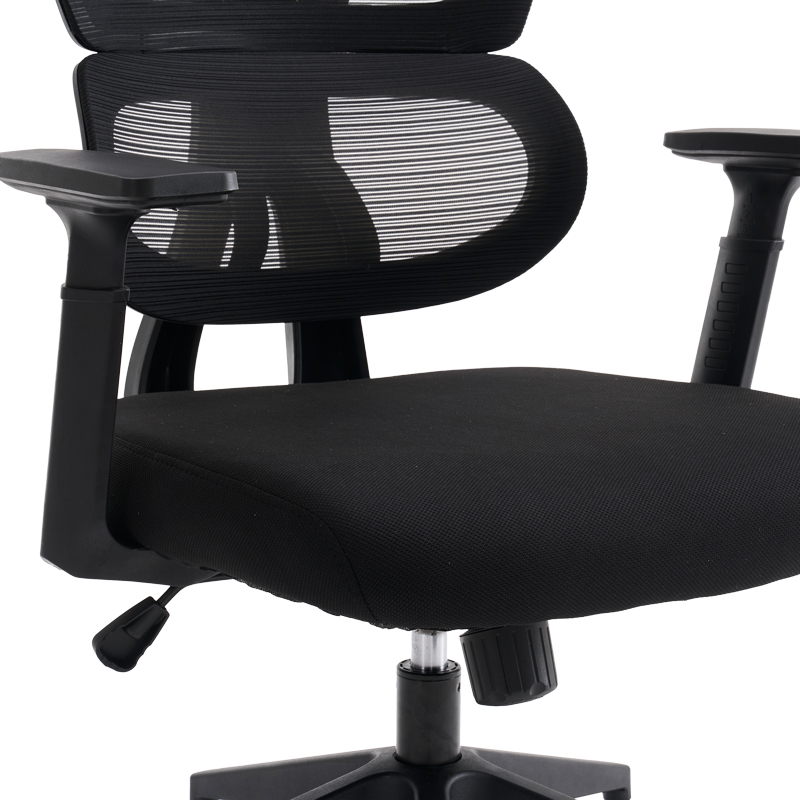 Καρέκλα γραφείου διευθυντή Cadrey pakoworld mesh μαύρο 67x64x120-128εκ 7