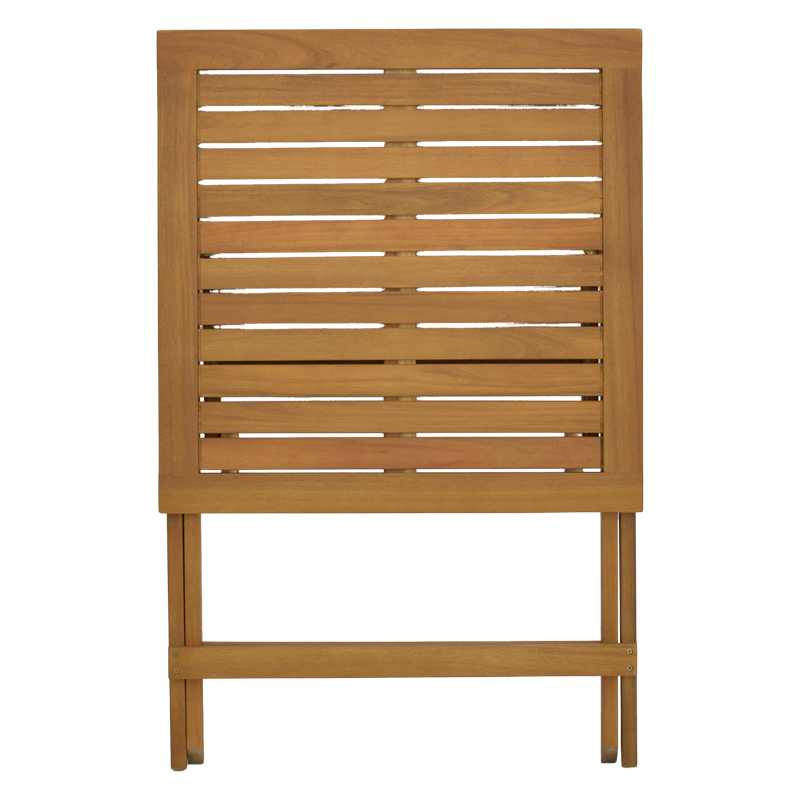 Τραπέζι Perdu pakoworld πτυσσόμενο φυσικό ξύλο ακακίας 60x60x72εκ 4