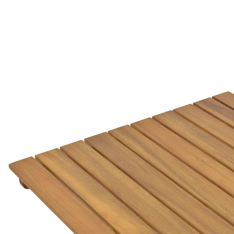 Τραπέζι Jaybo pakoworld πτυσσόμενο φυσικό ξύλο ακακίας 100x65x72εκ 4