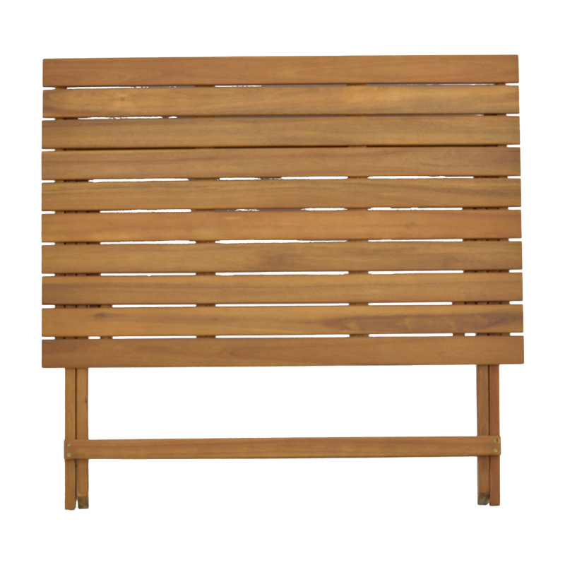 Τραπεζαρία Gorbo-Jaybo pakoworld σετ 5τεμ πτυσσόμενο φυσικό μασίφ ξύλο ακακίας 100x65x72εκ 5