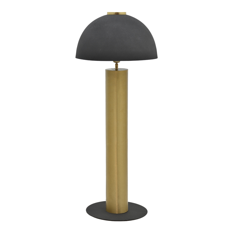 Φωτιστικό δαπέδου Cableler Inart Ε27 μαύρο μέταλλο Φ46x114εκ 1