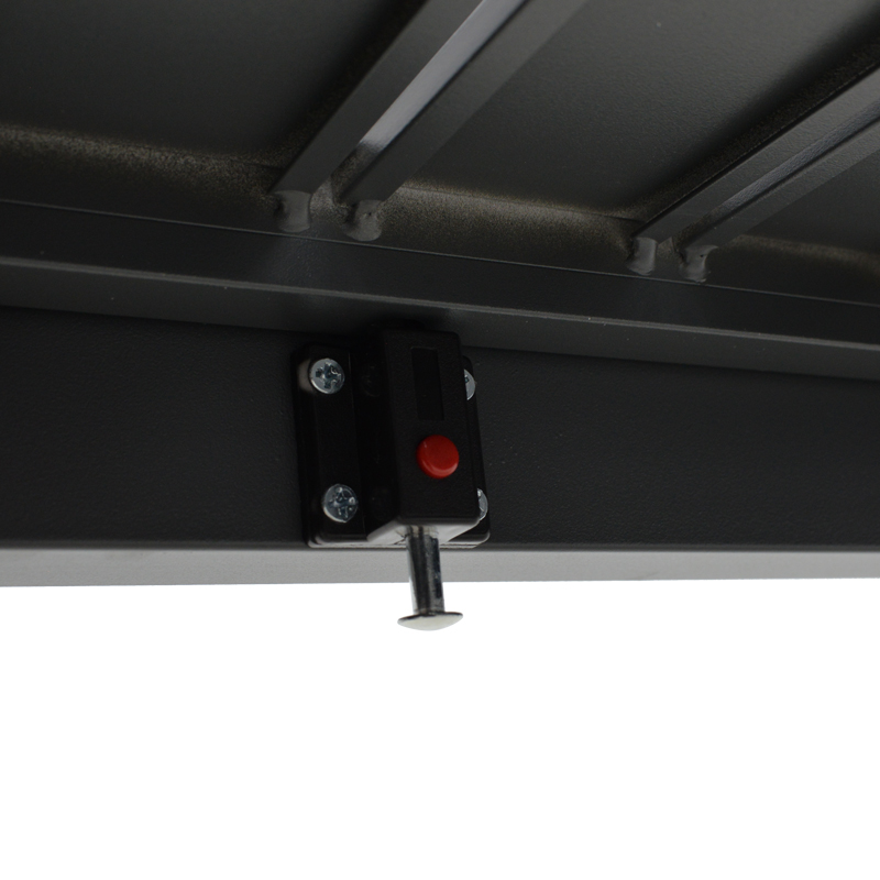 Τραπέζι επεκτεινόμενο Lafla pakoworld αλουμινίου ανθρακί 160-240x90x75εκ 9