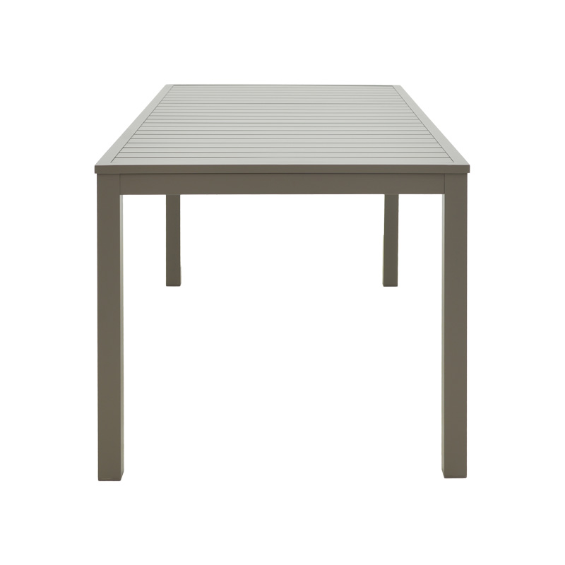 Τραπέζι Kliton pakoworld αλουμίνιο σε σαμπανιζέ απόχρωση 150x80x74εκ 3