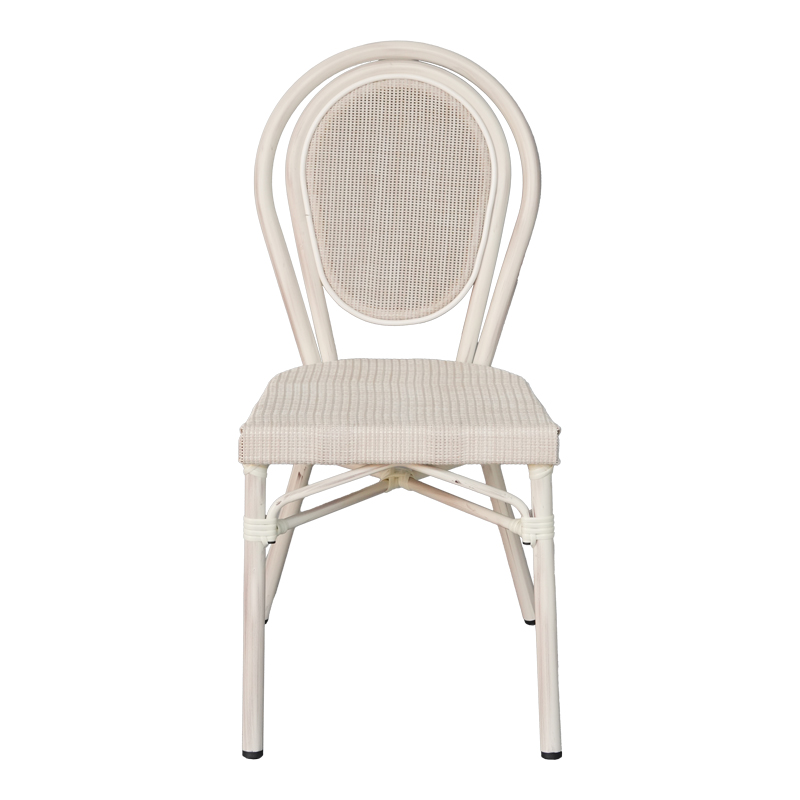 Καρέκλα Nacia pakoworld στοιβαζόμενη αλουμίνιο-textilene λευκό 45x59x85εκ 4