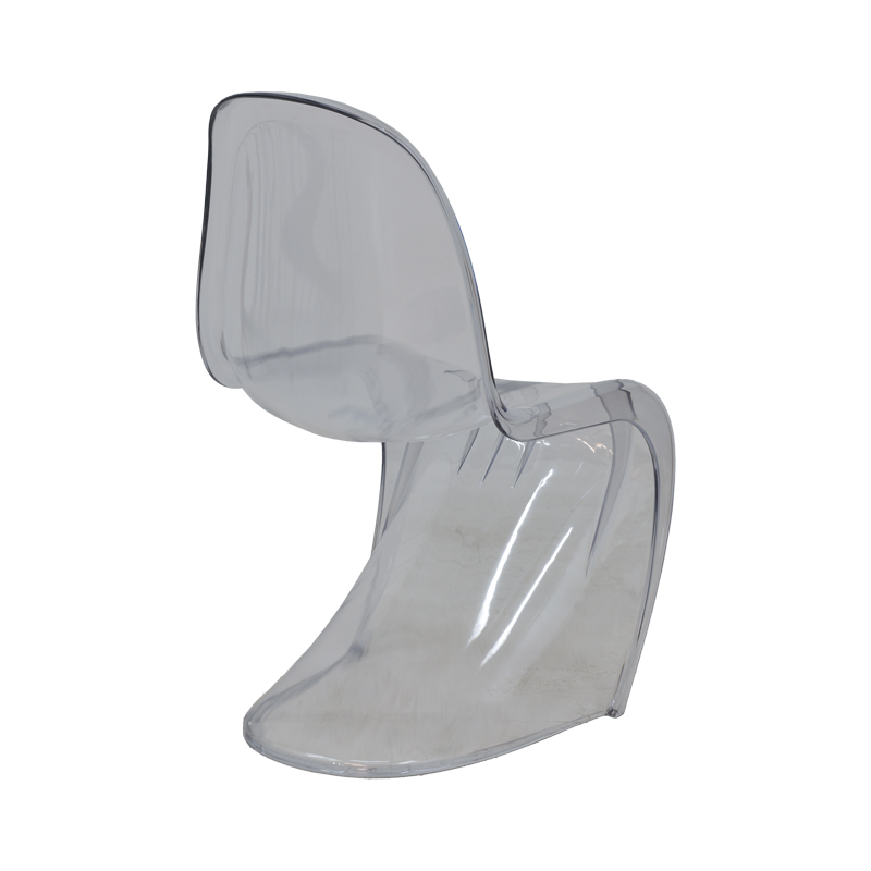 Καρέκλα Xyofa pakoworld PC διάφανο 42x45x85εκ 2