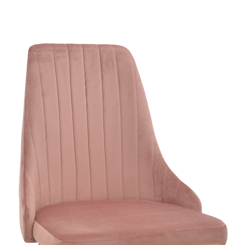 Καρέκλα Azori pakoworld σάπιο μήλο βελούδο-πόδι μαύρο μέταλλο 49x55x85εκ 6