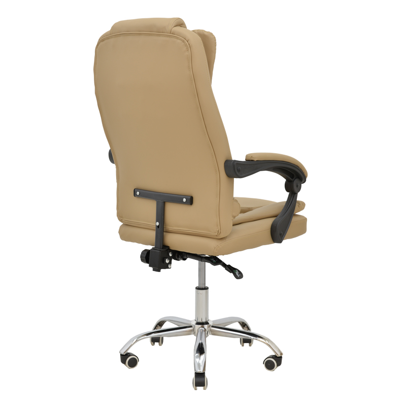Καρέκλα γραφείου διευθυντή Toronsi pakoworld μπεζ pu 60x68x128εκ 2