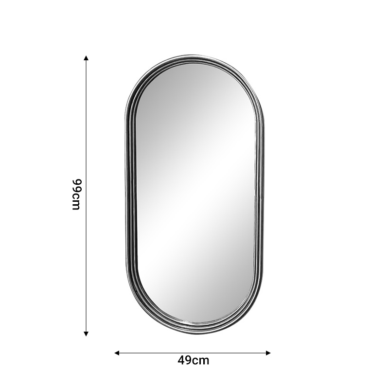 Καθρέπτης Olympon Inart χρυσό μέταλλο 49x5x99εκ 2