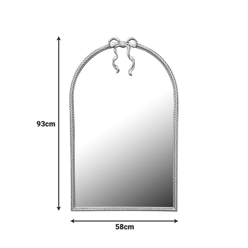 Καθρέπτης Frensia Inart μέταλλο σε χρυσή απόχρωση 58x3x93εκ 2