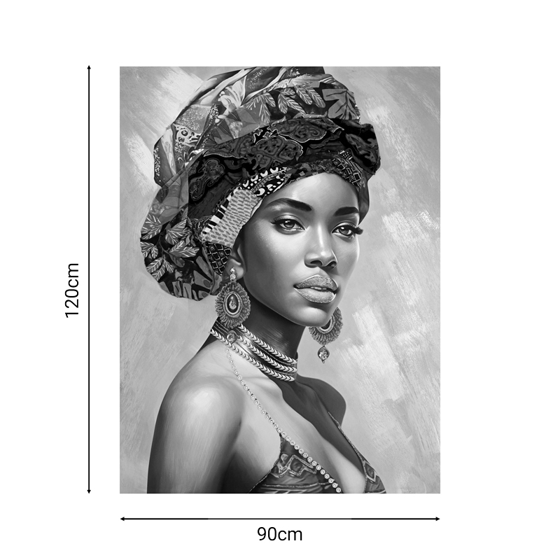 Πίνακας σε καμβά Facy 3D Inart 90x3x120εκ 2