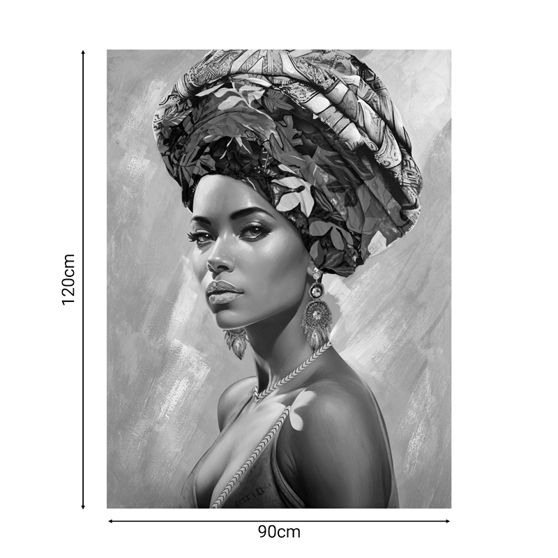 Πίνακας σε καμβά Facy I 3D Inart 90x3x120εκ 2