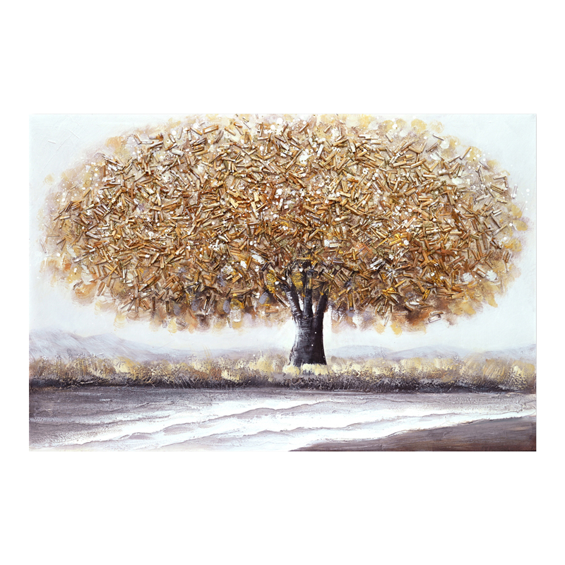 Πίνακας σε καμβά Forestree 3D Inart 90x3x60εκ 1