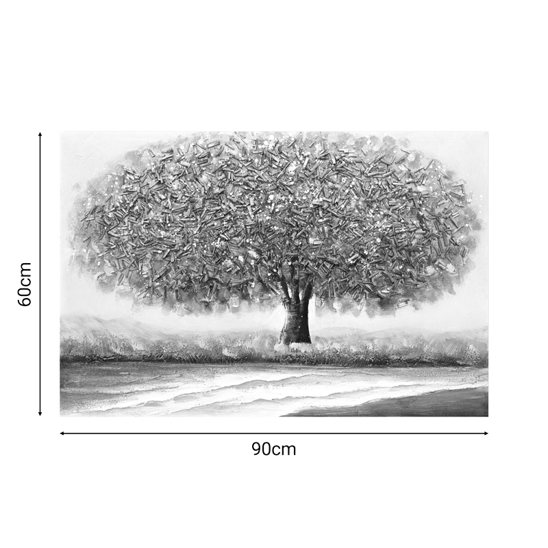 Πίνακας σε καμβά Forestree 3D Inart 90x3x60εκ 2