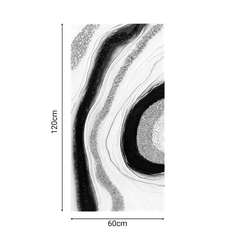 Πίνακας σε καμβά Craft 3D Inart 60x3x120εκ 2